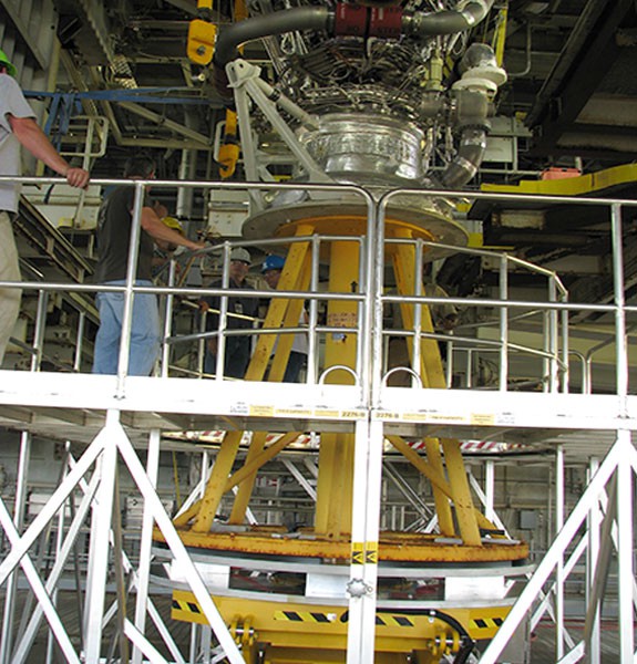 6,000lb Capacity engine and nozzle installation system Stennis space center