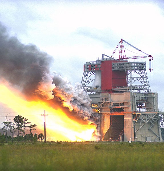 B1 Engine test Stennins Space center