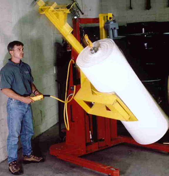 Battery powered roll turning attachment