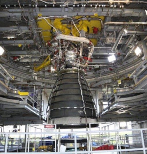 Our system is used to install the engine and nozzle in the stand for testing