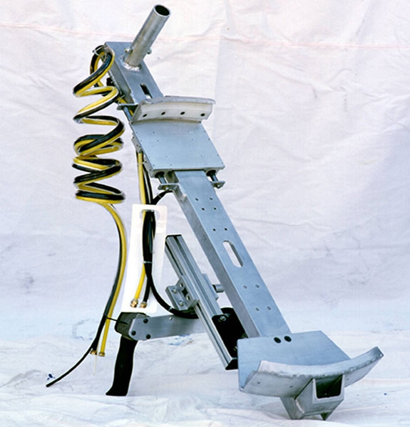 Air powered OD Clamp steel coil