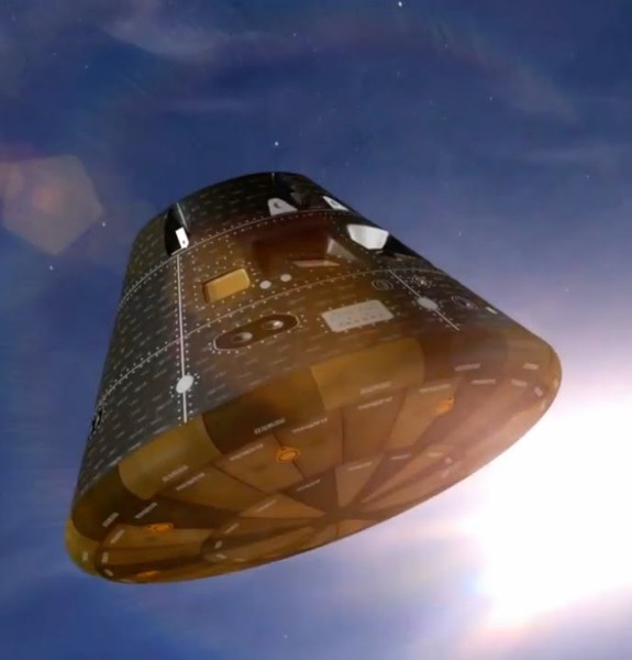 Orion re-enrty vehicle